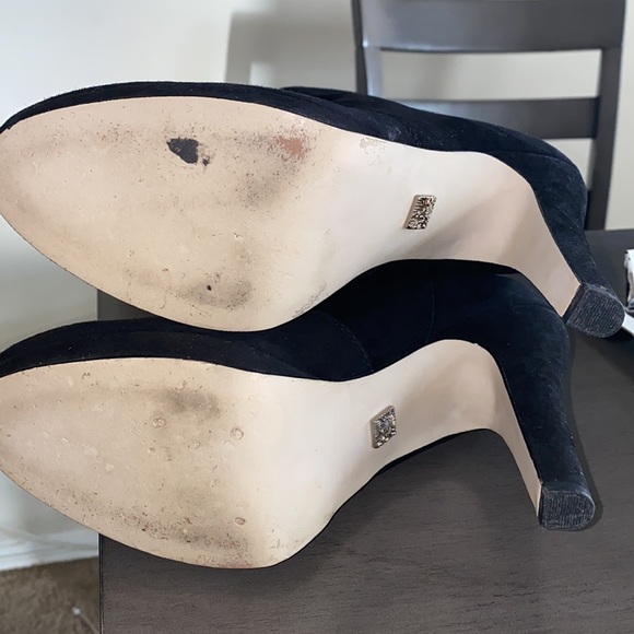 Anne Klein Suede, zip front ankle boots - Picture 6 of 6